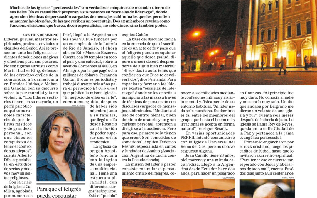 Cómo se preparan los pastores para el negocio de la fe